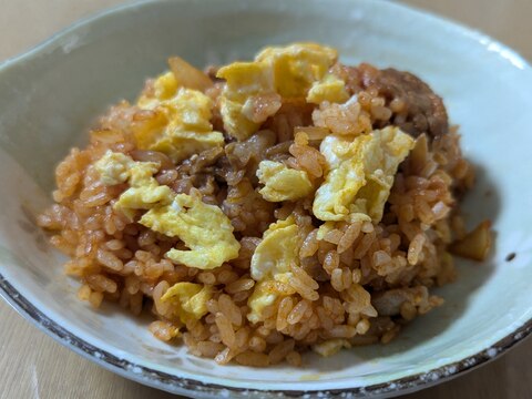 味はオムライス?⭐ケチャ玉チャーハン⭐